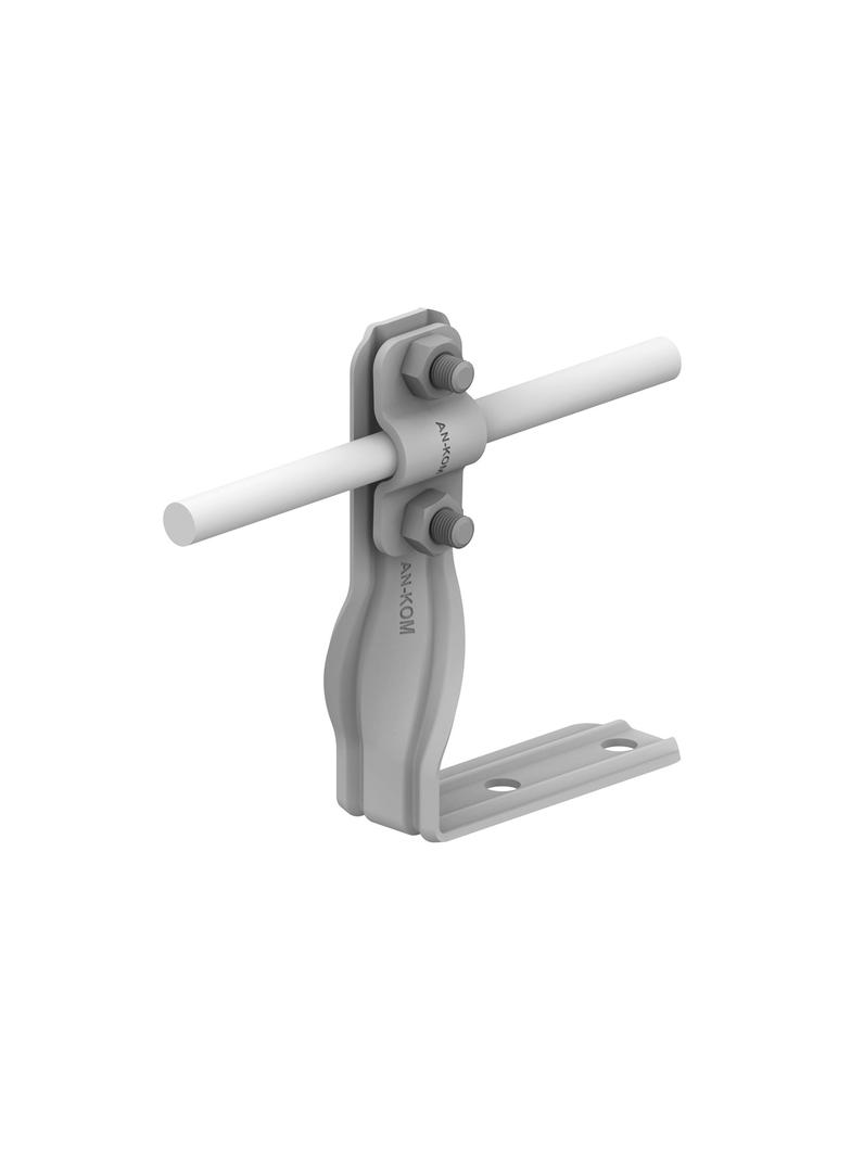 Uchwyt kątowy skręcony Hd=105mm Z-śruba /OG/ TYP AN-08/OG/-N1