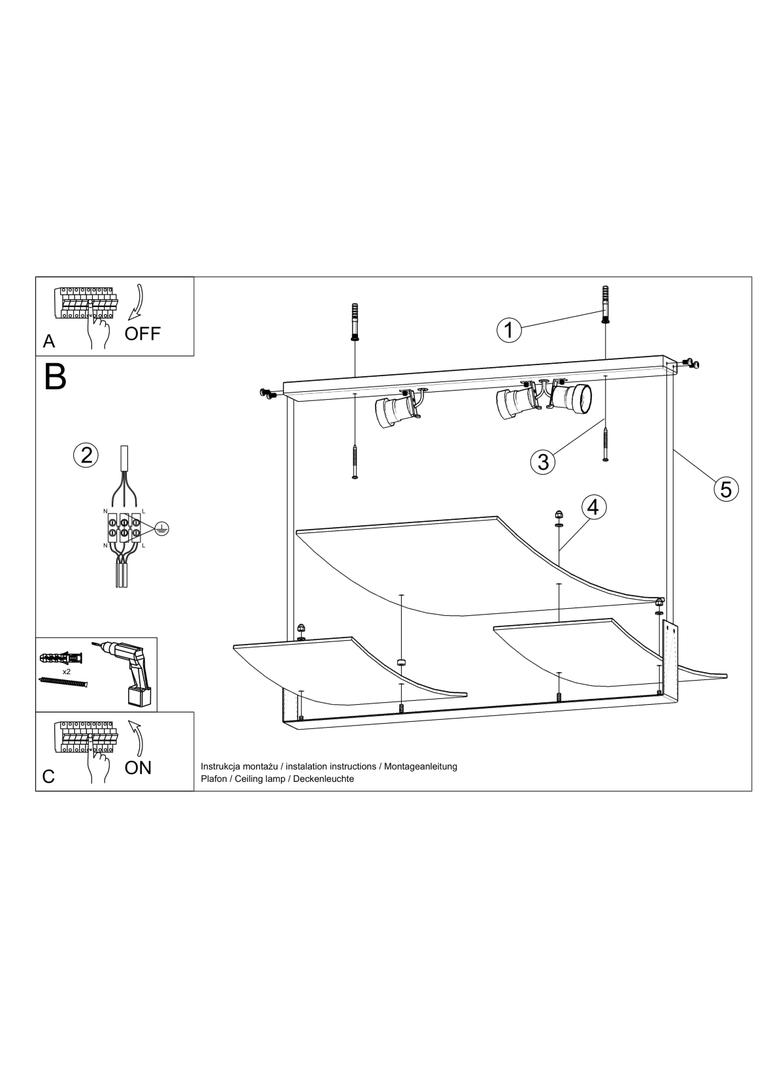 Sollux Plafon CELIA biały SL.1047