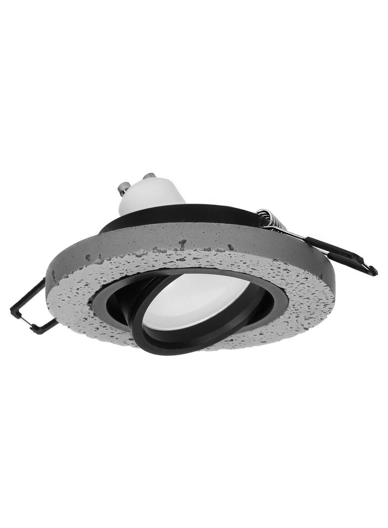 HALISI RM ramka dekoracyjna oprawy punktowej, MR16/GU10 max 50W, koło, ruchoma, czarna AD-OD-6182 ORNO