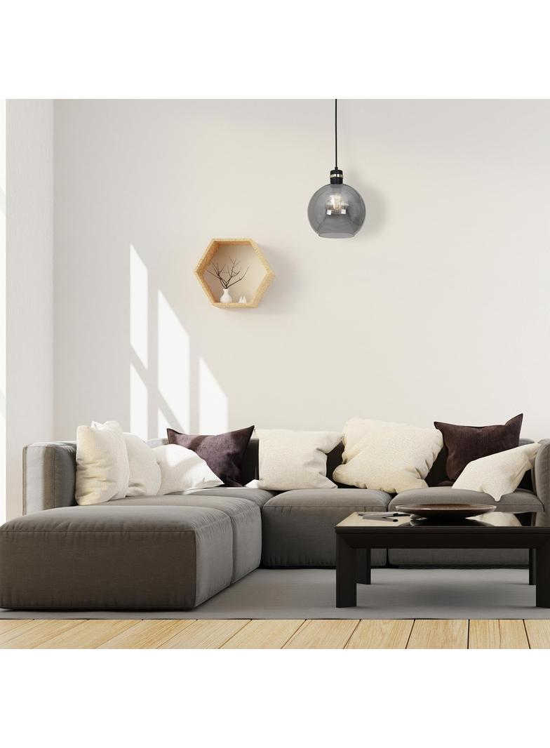 MILAGRO Lampa wisząca OMEGA BLACK/GOLD 1xE27