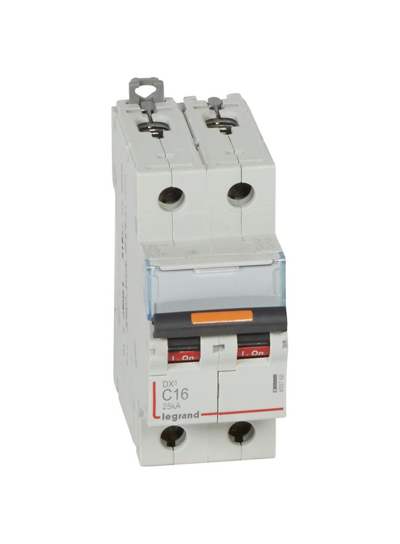 Wyłącznik Nadprądowy S322 C16 2P 16A 25Ka DX3 409768 LEGRAND
