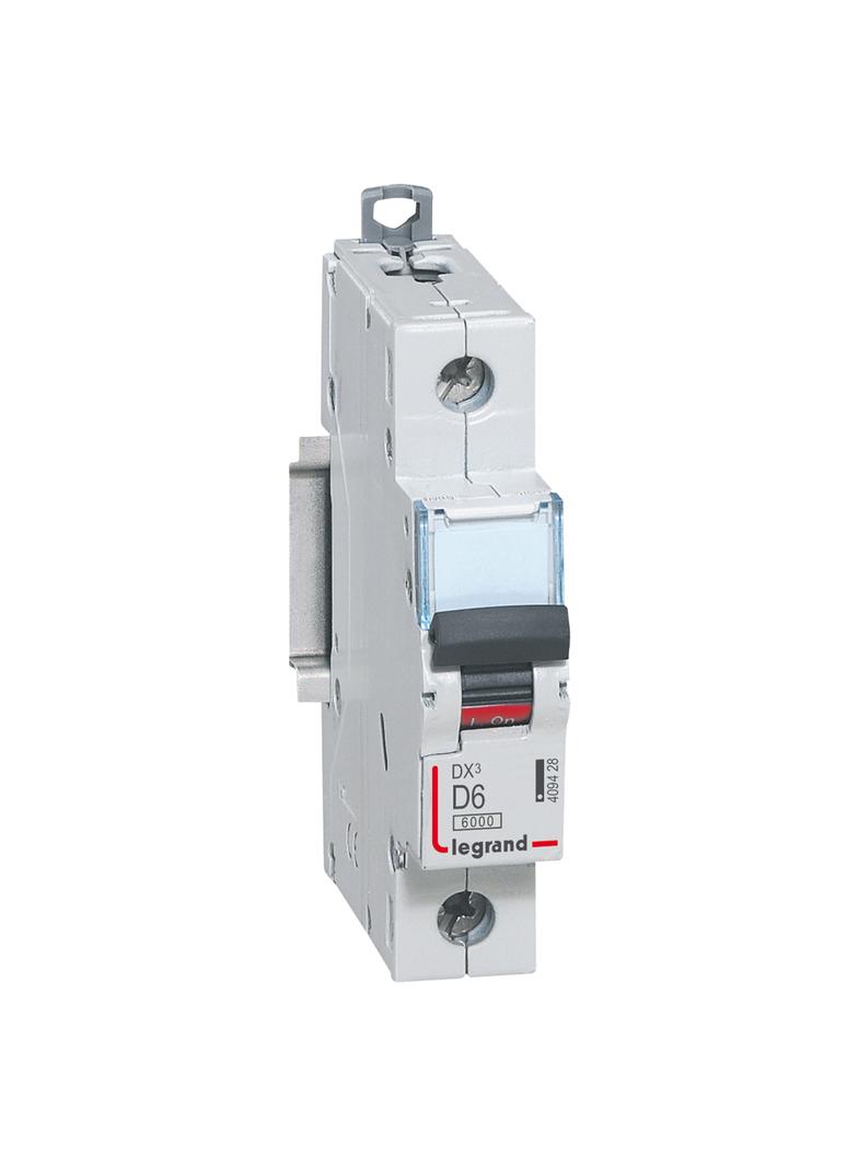 Wyłącznik Nadprądowy S 311 1P D6A 10000A DX3 409428 LEGRAND