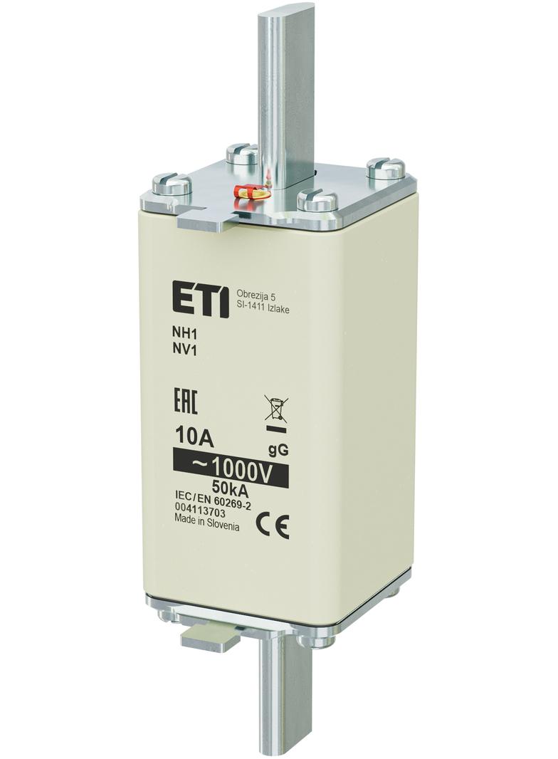 Wkładka topikowa NH zwłoczna NH1 85 gG 10A 1000V 004113703 ETI