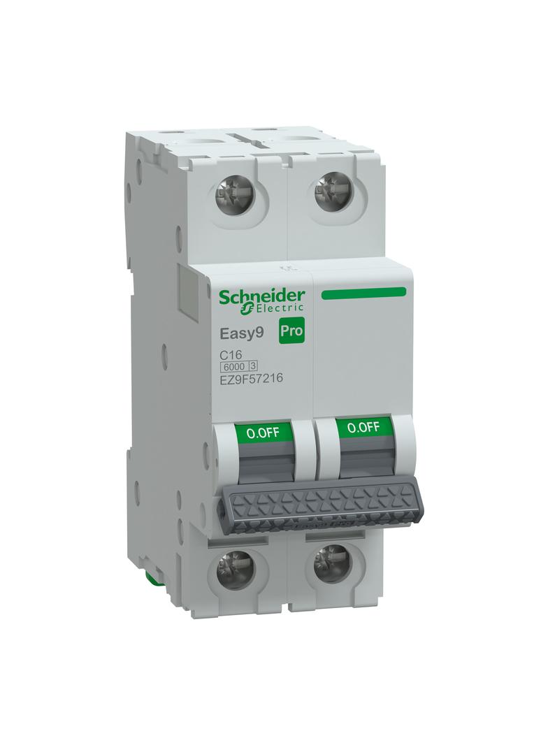 Wyłącznik nadprądowy Easy9 PRO 6kA 2P C16A EZ9F57216 Schneider