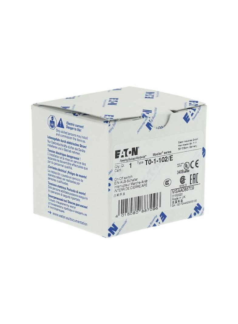 T0-1-102/E Łącznik krzywkowy 20A 6.5kW 088709 EATON