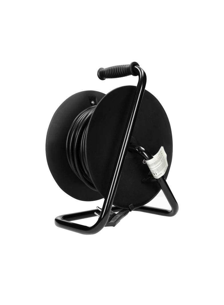 Przedłużacz bębnowy 4 gniazda kabel PVC H05VV-F 3x1.5mm2 długość - 50m Termik Przesłony to OR-AE-131