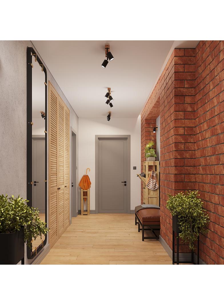 Plafon FAGER 3 czarny