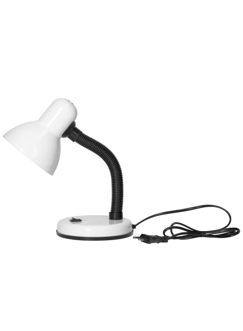 FUPI, lampa biurkowa, 40W, E27, stal + tworzywo, biała DL-4/W ORNO