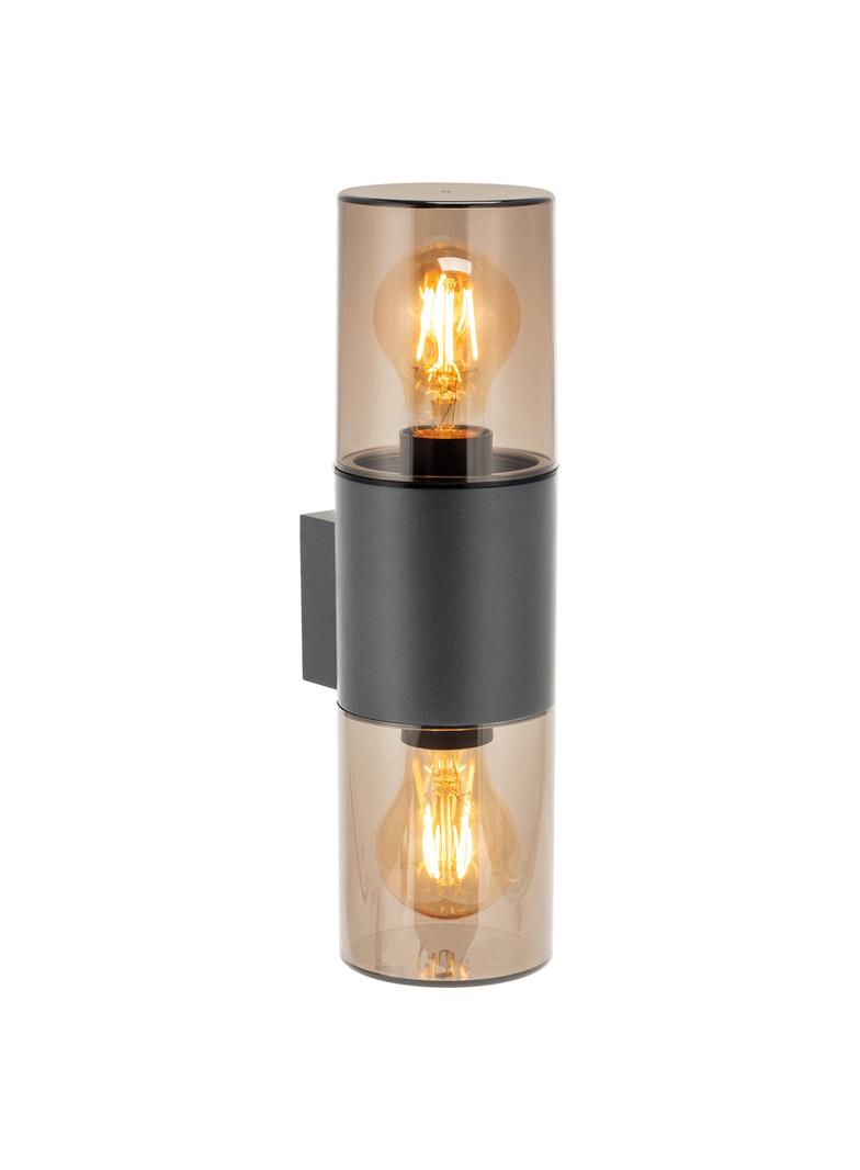 SALVIA oprawa ogrodowa hermetyczna 2xE27 max. 2x15W IP54 szara AD-OP-6574GE27PP ORNO