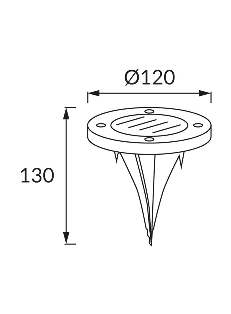 Lampa solarna LED GARET LED C 0,5W 5700K