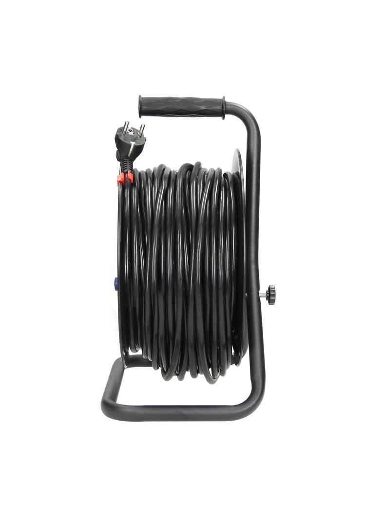 Przedłużacz bębnowy 4 gniazda (schuko) kabel PVC H05VV-F 3x1,5mm2 długość - 50m STAŁE GNIAZ OR-AE-13