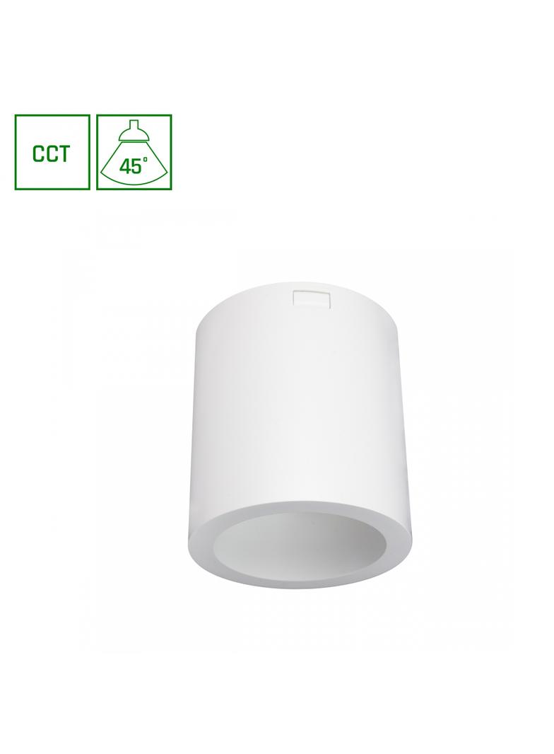 CHLOE COMPLETE NATYNKOWA 7W CCT 230V 45ST IP20 UGR<19 FI90X100MM BIAŁY OKRĄGŁA
