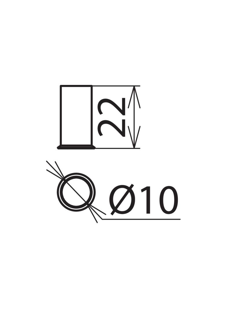 Tuleja Cu/Sn do linki aluminiowej 50 mm2