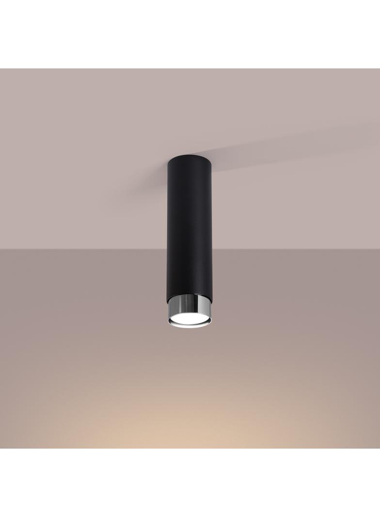 Sollux Plafon NERO 22,5 czarny/chrom SL.1409