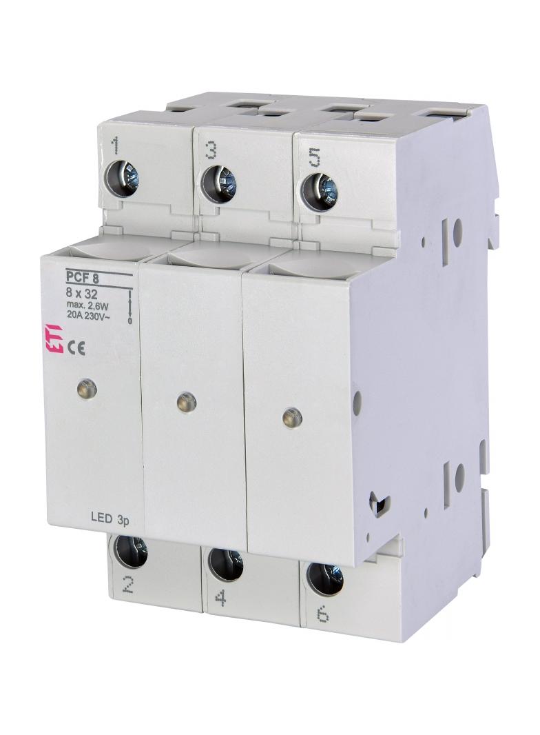 Rozłącznik bezpiecznikowy PCF 8 3P LED 002530014 ETI