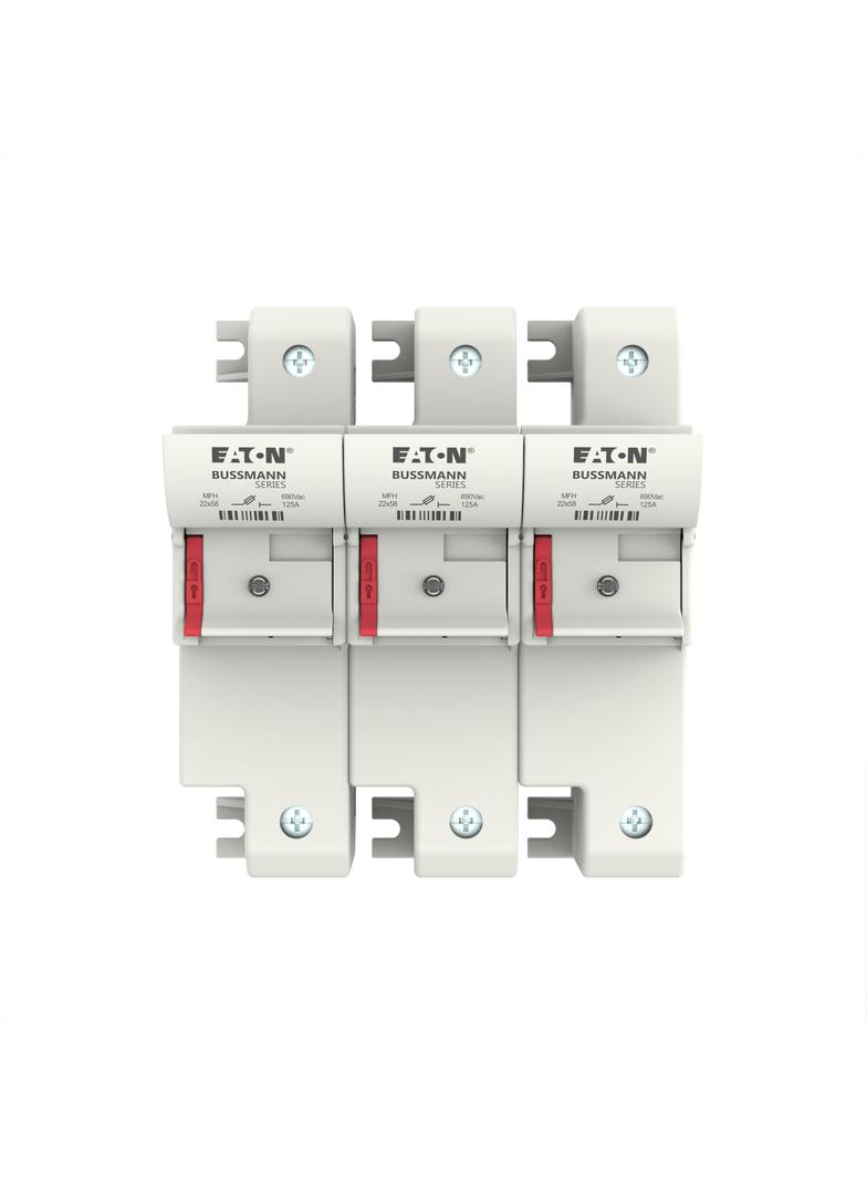 3P+N 22x58 Neon Indicator Fuse Holder Podstawa bezpiecznikowa LV 125A AC 690V 22x58 mm 3P+N, CH223DN