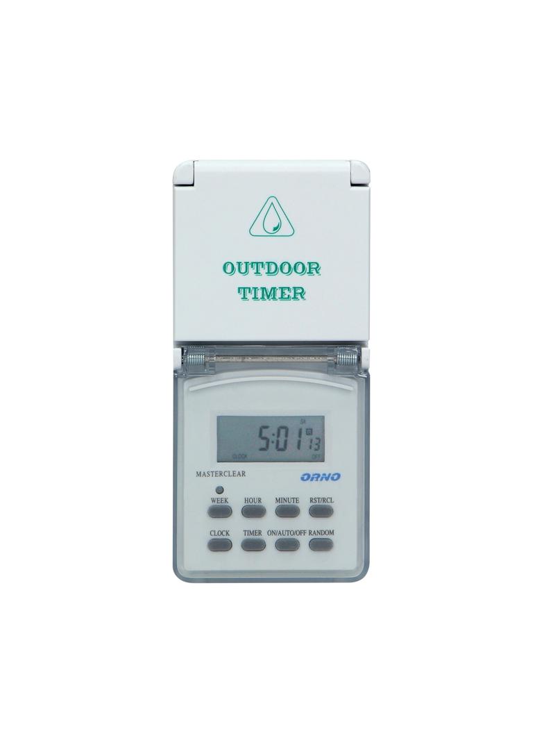 Elektroniczny programator czasowy 8 programów IP44 OR-PRE-432 ORNO