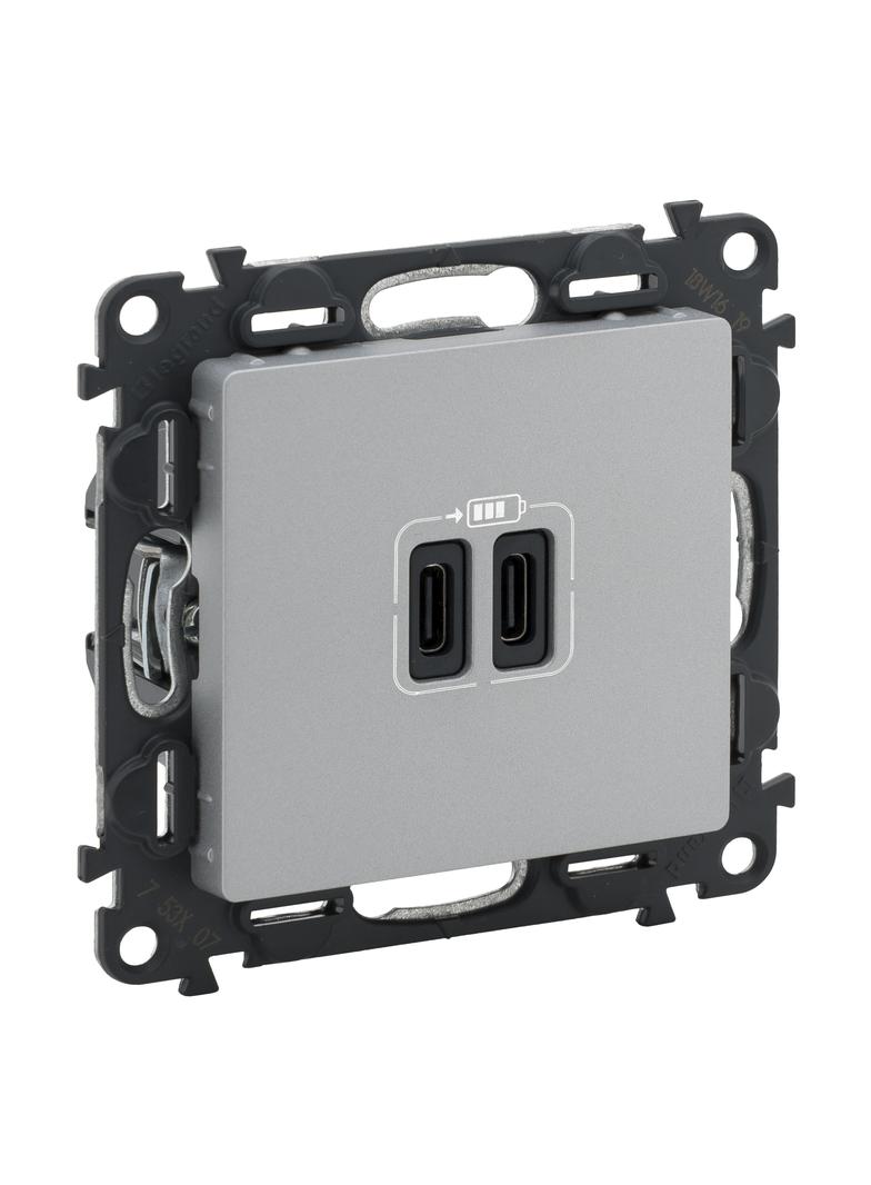 VALIF:AL ŁADOWAR 2XUSB TYP C, Legrand