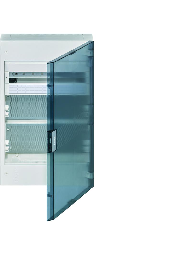 vega Rozdzielnica natynkowa 3R 2x płyta montażowa, 1x szyna TH, drzwi transp.