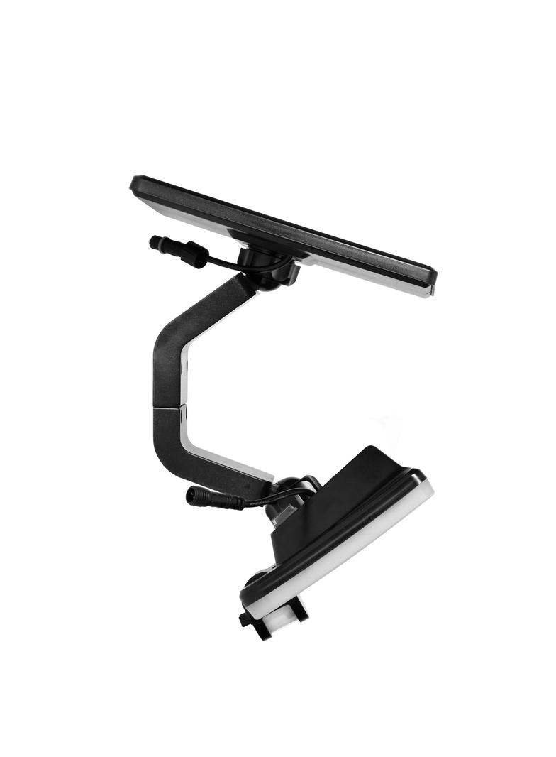 SOLIS LED 10W, naświetlacz solarny  z czujnikiem ruchu PIR, 1200lm, IP54, 4000K, 3000 mAh, czarny