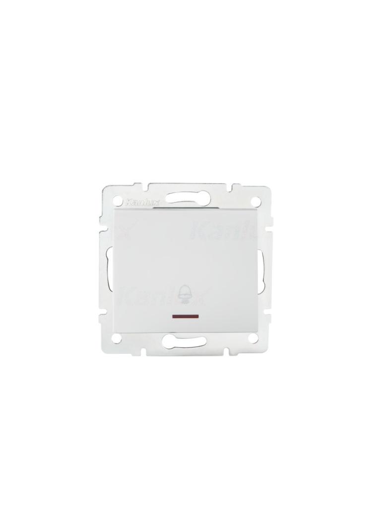 LOGI 02-1080-102 bi   Łącznik zwierny "dzwonek" z LED