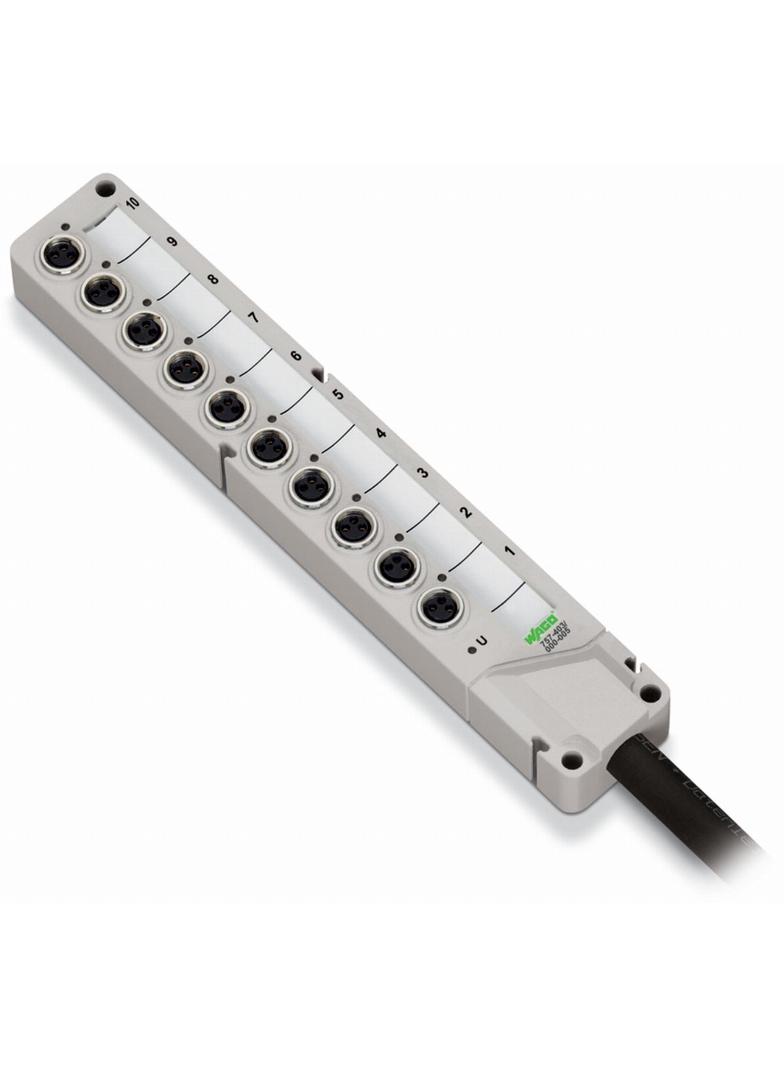 moduł przyłączeniowy 6-torowy/3-biegunowy z przewodem 5m