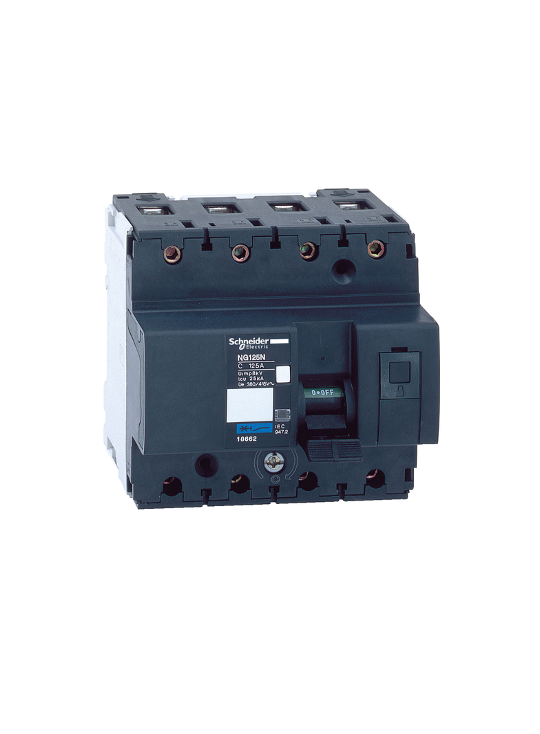 Wyłącznik nadprądowy Acti9 NG125N-C80-4 C 80A 4-biegunowy