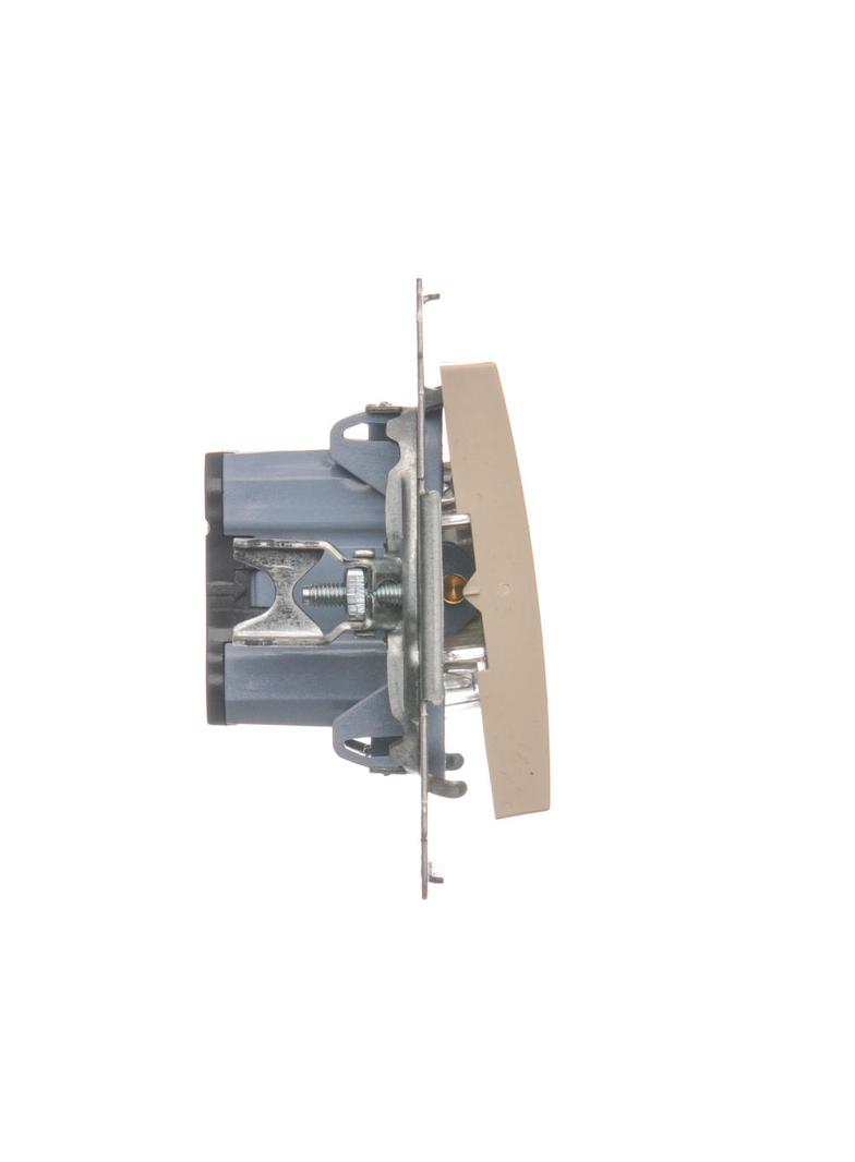 Simon 54 Przycisk „światło” 16A z. śrub. kremowy