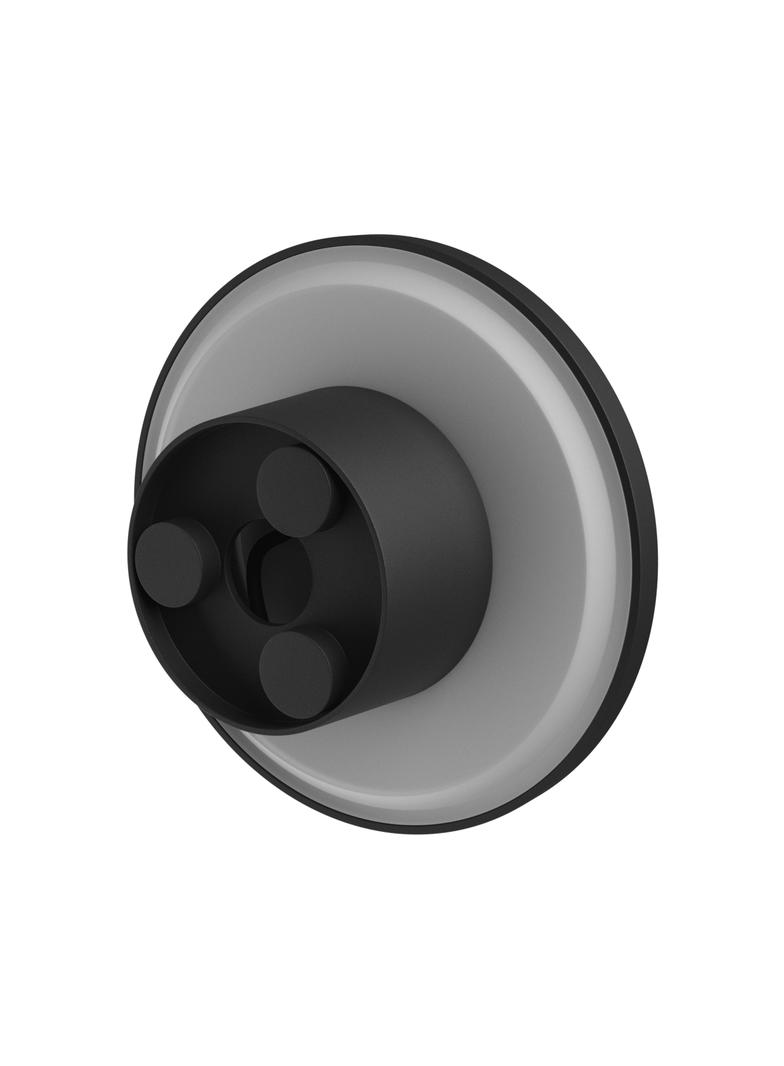 PIATTA 9W CCT 230V IP44 120x47MM CZARNY OKRĄGŁA ELEWACYJNA