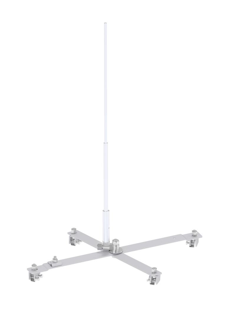 AN-80CR/AL/ Maszt mocowany na rąbek H=2000 mm /AL/