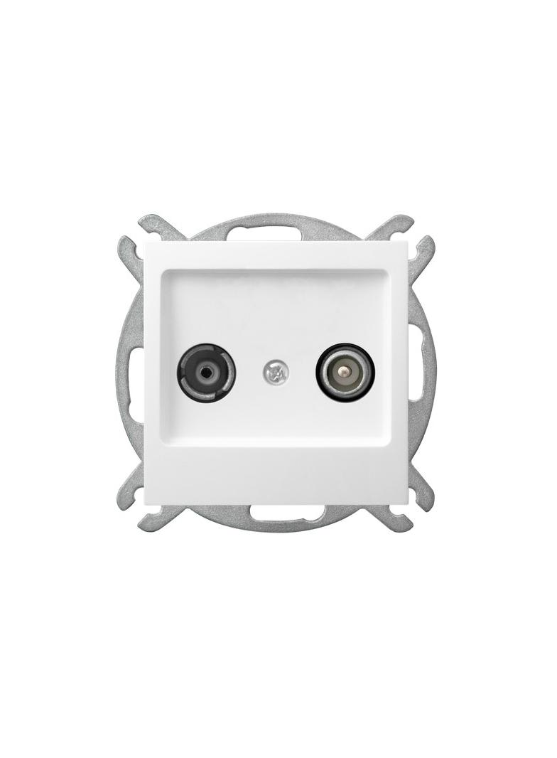 AS ANTYBAKTERYJNY Gniazdo RTV końcowe produkt zawiera szkło fosforanowo-srebrowe - kolor biały