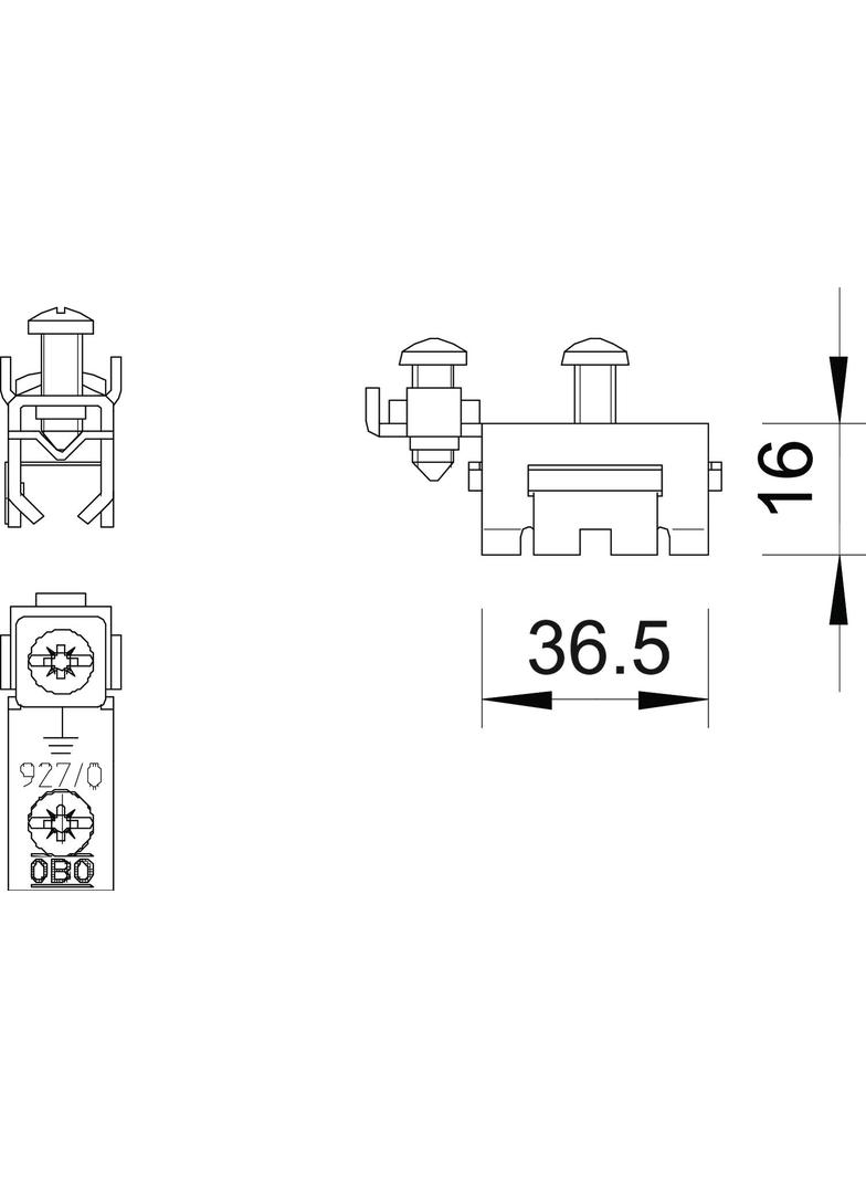 927/SCH-K-VA, KORPUS DO OBEJMY 927/1 VA