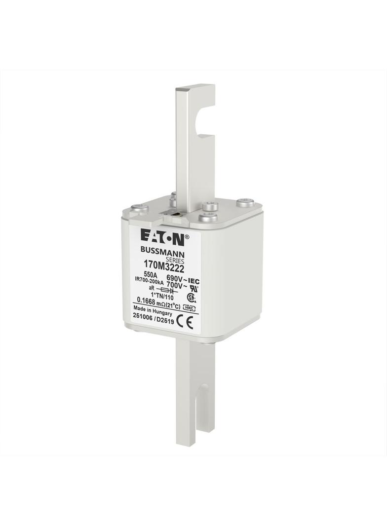 550A 690V 1*TN/110 aR INDICATOR FUSE Wkładka szybka 550A AC 690V compact DIN 1 45x58x134 m 170M3222