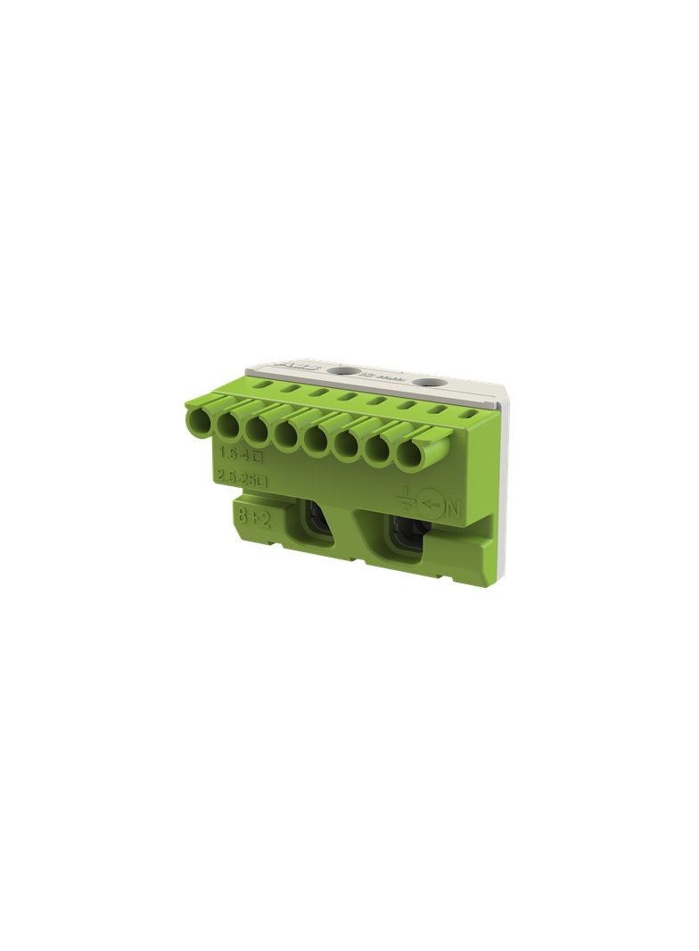 Listwa zaciskowa wtykowa PE 8*1,5-4mm2+2*25mm2
