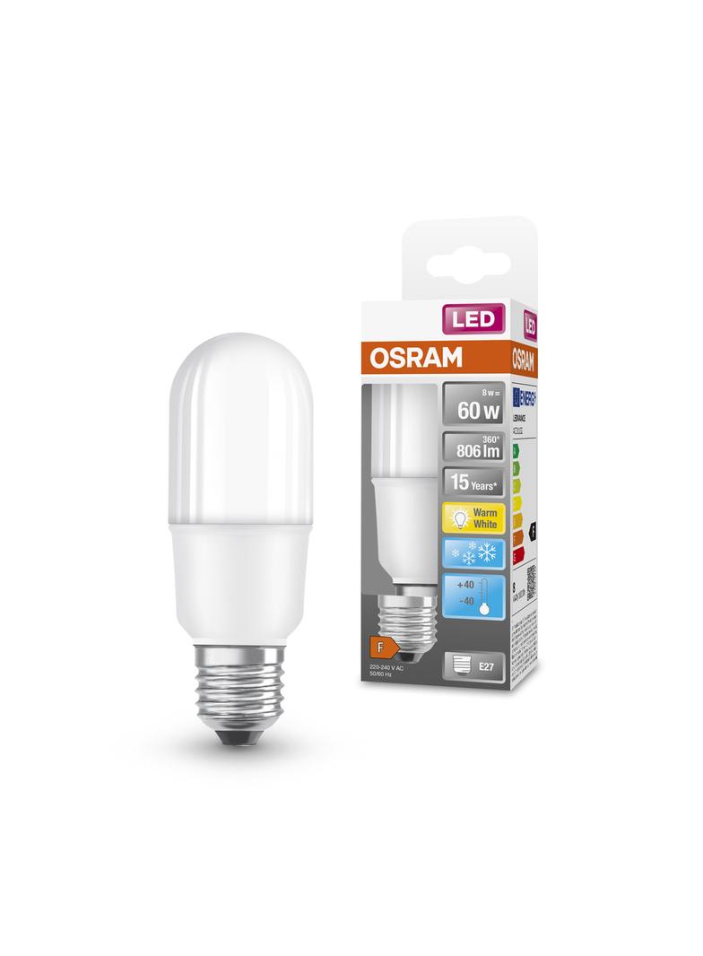 Lampa LED STAR CL STICK FR 60 non-dim 8W 827 E27