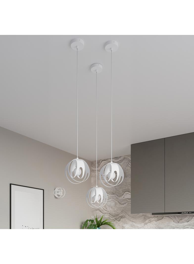 Lampa wisząca TULOS 1 biała