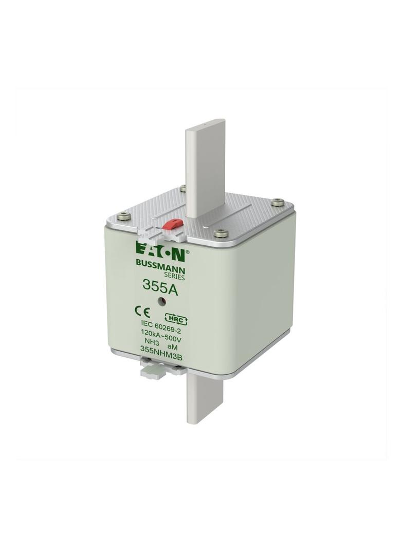 NH FUSE 355AMP 500V aM SIZE 3 DUAL IND Wkładka NH3 355A 500V AM podwójny wskaźnik 355NHM3B EATON