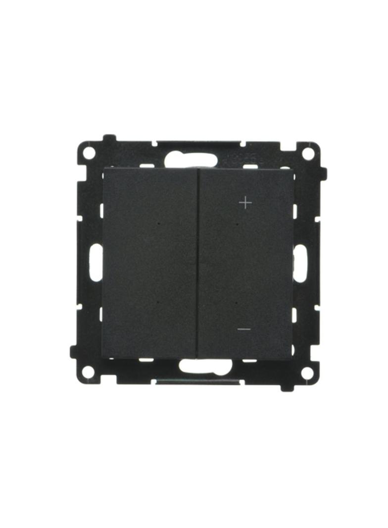 Simon 55 Ściemniacz do LED ściemnialnych klawiszowy Czarny mat