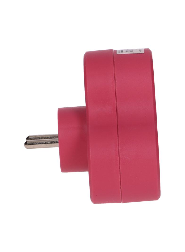 Rozgałęźnik 3x2P+Z różowy OR-AE-13134/P ORNO