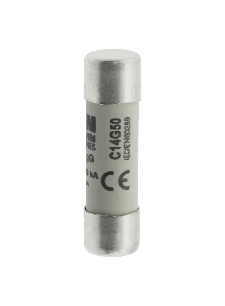 CYLINDRICAL FUSE 14 x 51 50A GG 400V AC Wkładka cylindryczna 14 x 51mm 50A GG 400V AC C14G50 EATON