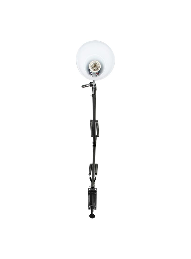 Lampka biurkowa kreślarska DIAN przykręcana 60W E27 stalowa czarna VIRONE DL-13/B ORNO