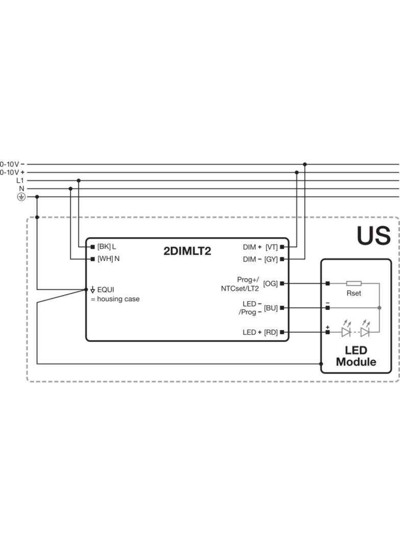 Zasilacz OT 110/120-277/1A4 2DIM LT2 P5