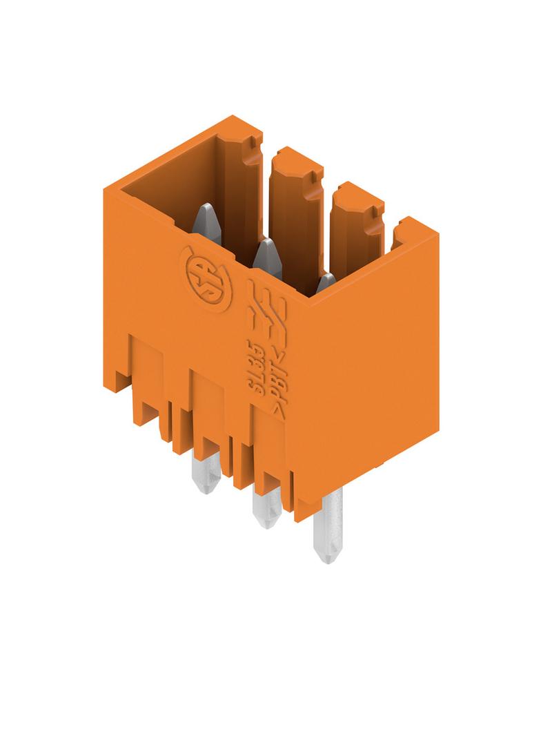 SL 3.50/03/180G 4.5SN OR BX Wtyki PCB (złącza płyty), 3.50 mm, Liczba biegunów: 3, kąt odejścia: 180° /100szt./ 1604630000 WEIDMÜLLER
