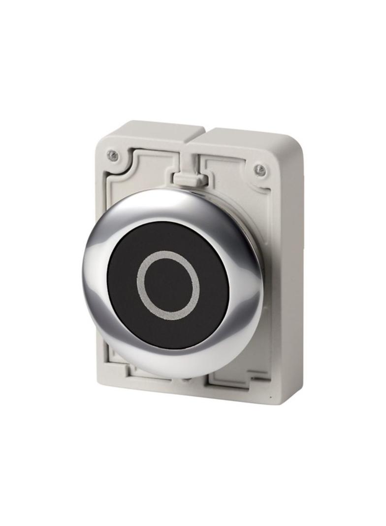 M30C-FDR-S-X0 Przycisk 30mm płaski bez samopowrotu czarny O 182937 EATON