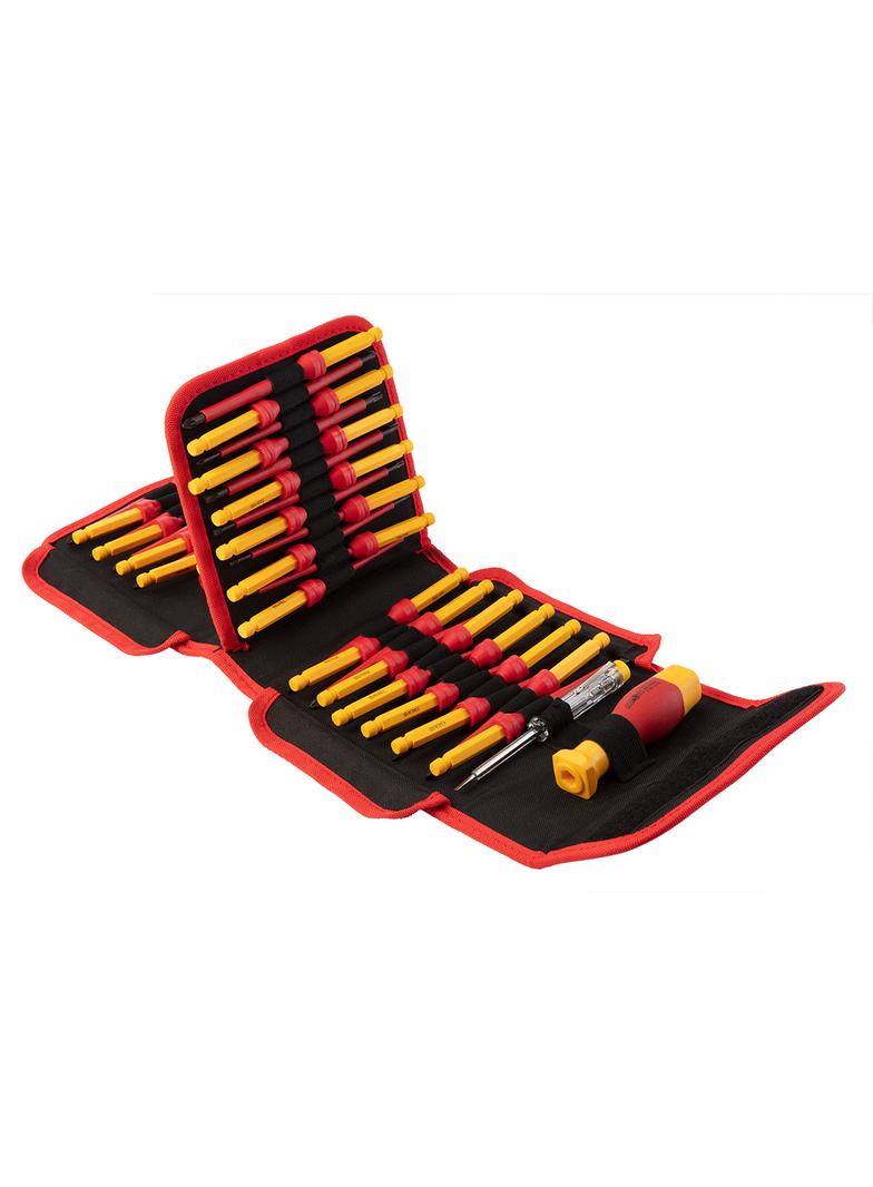 Końcówki wkrętakowe z uchwytem 1000V, 50 szt.