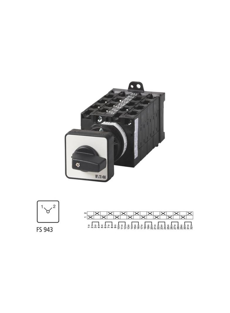 T3-8-8372/Z Łącznik krzywkowy 32A 13kW 083195 EATON