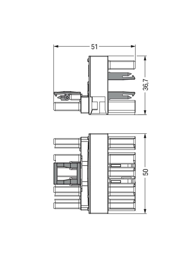rozgałęźniki typu h