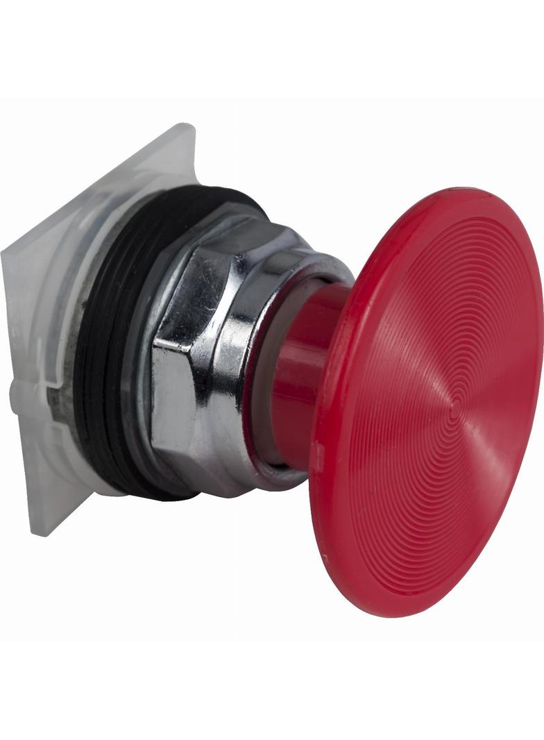 Harmony 9001K Przycisk grzybkowy, O57, czerwony, wkręcany napęd, 2 pozycyjny, metalowy