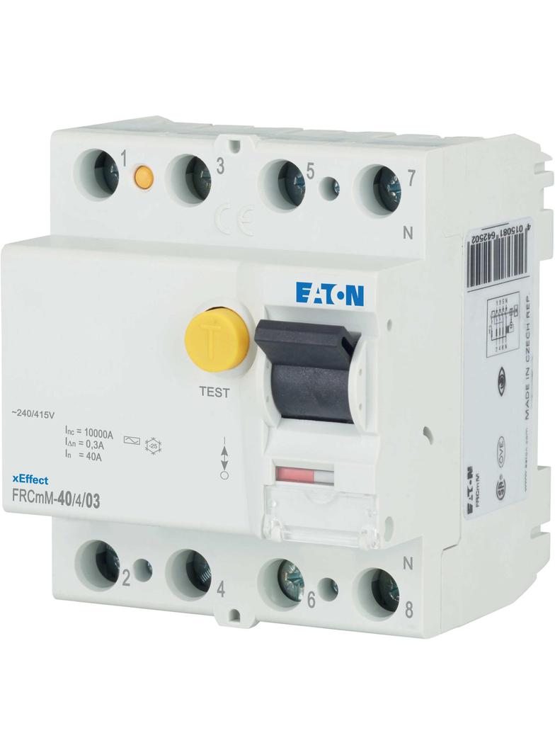 FRCmM-40/4/03 Wyłącznik różnicowoprądowy 10kA 40A 4P 300mA typ AC 170420 EATON