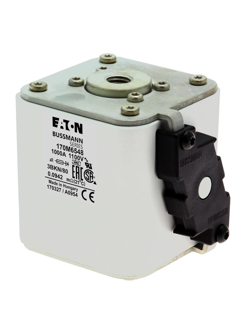 FUSE 1000A 1100V 3BKN/80 AR Wkładka szybka 1000A AC 1100V rozmiar 3 76x92x83 mm aR IEC UL 170M6548 E